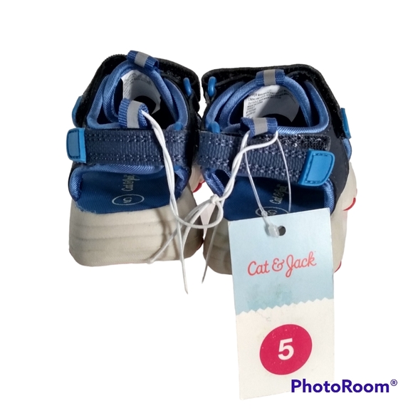 Boys Blue Sandals size 5 NWT - Picture 4 of 5